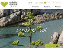 Tablet Screenshot of calellabarcelona.com